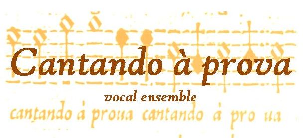 cantando à prova logo