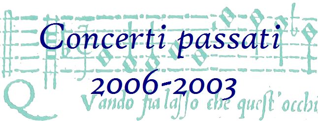 concerti passati