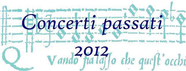 concerti passati2012